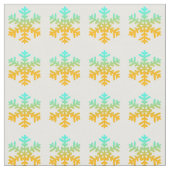 Tissu de flocons de neige (Fermer)