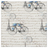 Tissu de Forgetmenot de bicyclette de Paris (Fermer)