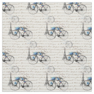 Tissu de Forgetmenot de bicyclette de Paris