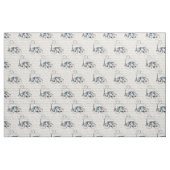 Tissu de Forgetmenot de bicyclette de Paris (Fat Quarter)