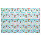 Tissu de Fox Terrier de jouet par la cour (Fat Quarter)
