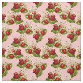 Tissu de fraises vintages (Échantillon)