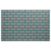 Tissu de frénésie d'écureuil rouge (Fat Quarter)