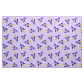 Tissu de fusée rouge rétro (Fat Quarter)