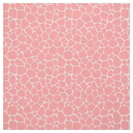 Tissu de girafe rose (Échantillon)