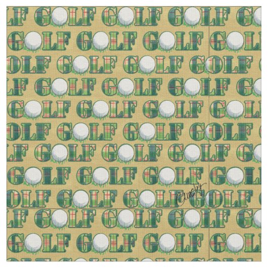 Tissu de golf (Fermer)