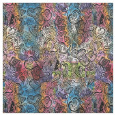 Tissu de griffonnage d'amour (Échantillon)