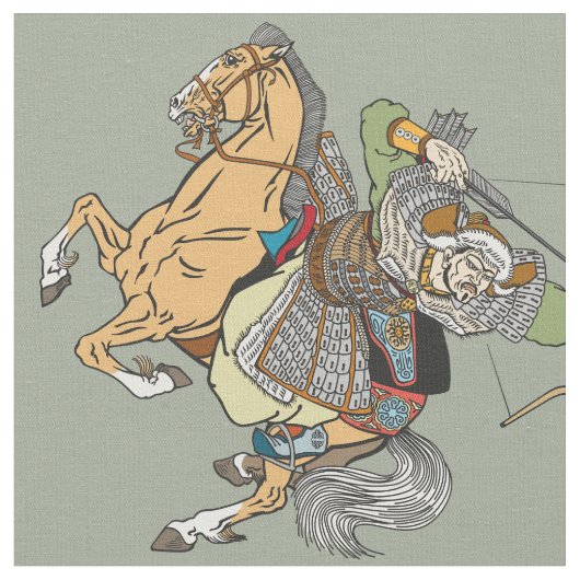 tissu de guerrier mongol médiéval (Fermer)