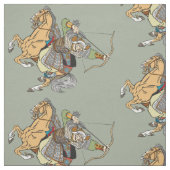 tissu de guerrier mongol médiéval (Échantillon)