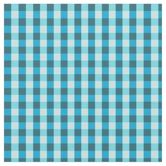Tissu de guingan de turquoise (Fermer)
