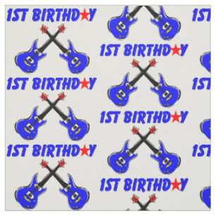 TISSU DE GUITARE ÉLECTRIQUE 1ER ANNIVERSAIRE