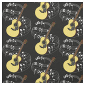 Tissu de guitare - obscurité (Échantillon)