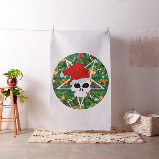 tissu de hail père Noël (In Situ)