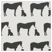 Tissu de Hest Og Hund (Fermer)