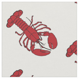 tissu de homard marin mignon