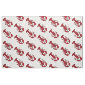tissu de homard marin mignon (Fat Quarter)