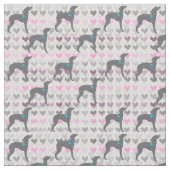 Tissu de Joann de jour de Valentines de lévrier (Fermer)