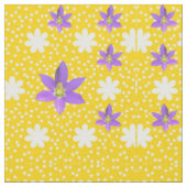 Tissu de joie rose blanc jaune (Fermer)