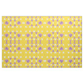 Tissu de joie rose blanc jaune (Fat Quarter)
