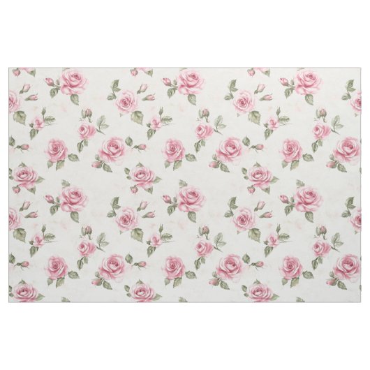 Tissu De jolies roses roses (Yard)