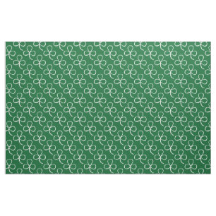 Tissu de jour du motif St Patrick de shamrock