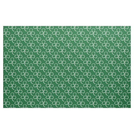Tissu de jour du motif | St Patrick de shamrock (Yard)