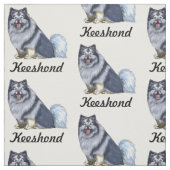 tissu de keeshond (Échantillon)