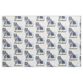 tissu de keeshond (Fat Quarter)