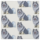 tissu de keeshond (Échantillon)
