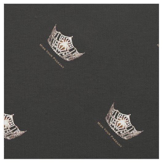 Tissu de la Couronne de champagne style Miss Ameri (Fermer)