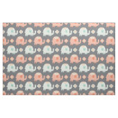 Tissu de la crèche d'éléphant de Boho moderne (Fat Quarter)