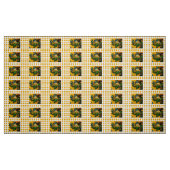 Tissu de la Queue Jaune Check (Fat Quarter)