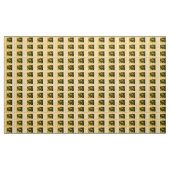 Tissu de la Queue Jaune Check (Yard)