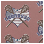 Tissu de lacrosse avec le drapeau en forme de (Fermer)