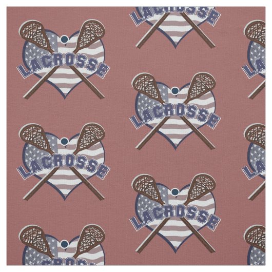 Tissu de lacrosse avec le drapeau en forme de (Échantillon)