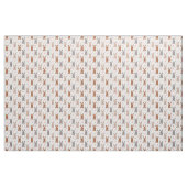 Tissu de Lapin Mignon et Points Roses au Yard (Yard)