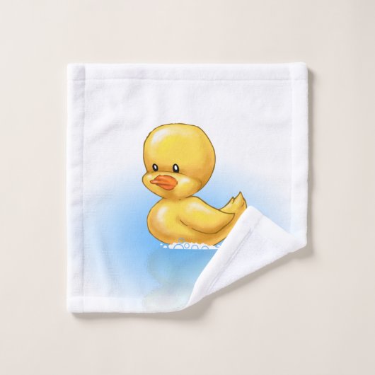 Tissu de lavage de canard de bébé (Gant de toilette)