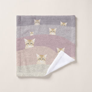 Tissu de lavage de chats de sable