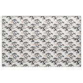 Tissu de lavage d'encre de l'Asie de l'Est (Fat Quarter)