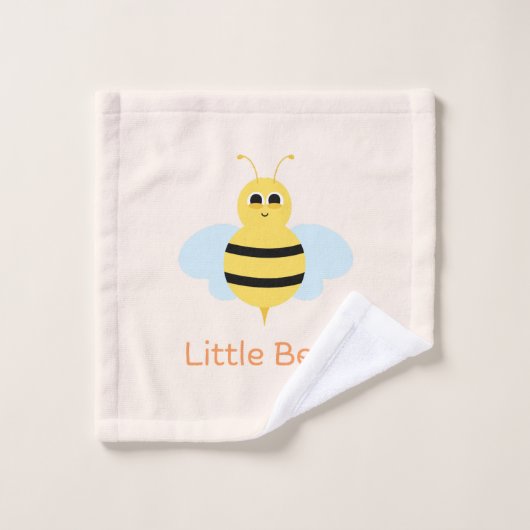 Tissu de lavage des petites abeilles (Gant de toilette)