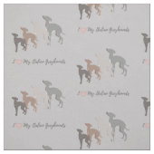 Tissu de lévrier italien. Copie de tissu d'Iggy (Échantillon)