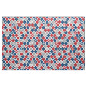 Tissu de l'hippodrome - Rouge/Bleu/Gris (Fat Quarter)