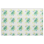 Tissu de libellule de vert bleu (Fat Quarter)