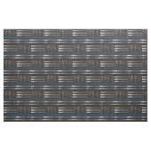 Tissu de ligne bleue mince (Yard)