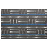 Tissu de ligne bleue mince (Fat Quarter)