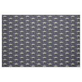 Tissu de lin bleu valais près de la cour (Fat Quarter)