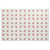 Tissu de lin rouge Cheval (Yard)