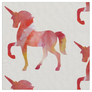 Tissu de linge d'ivoire personnalisé Unicorne (lar