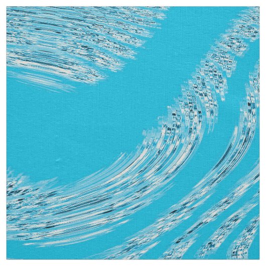 Tissu de linge ivoire bleu glace (Échantillon)