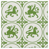 Tissu de Lions et Griffins médiévaux (Fermer)